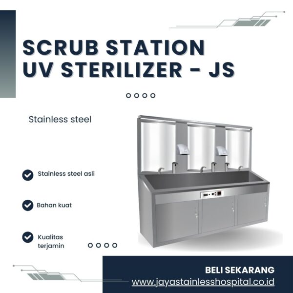 Scrub Station Stainless UV Sterilizer - JS